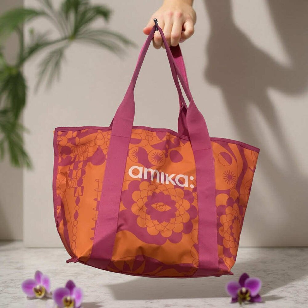 Amika Signature Logo 2025 Tote Bag Amika Hair bush